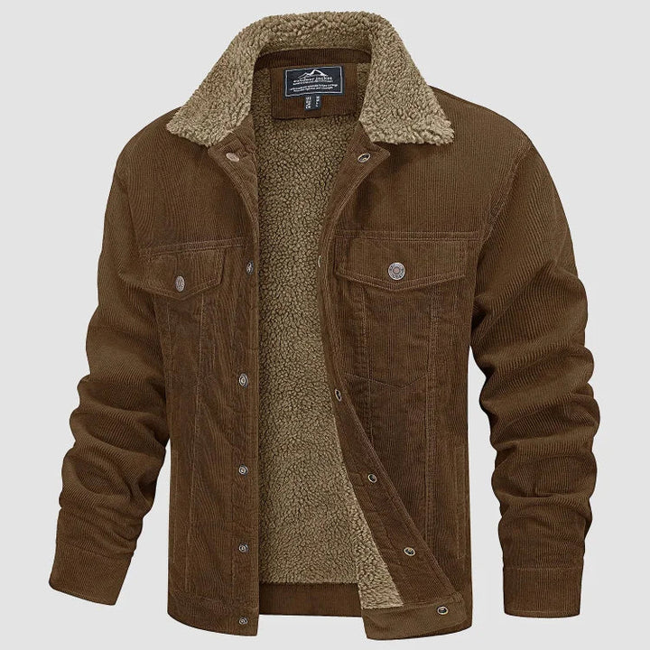 Oscar | Sherpa Lined Corduroy Jacket