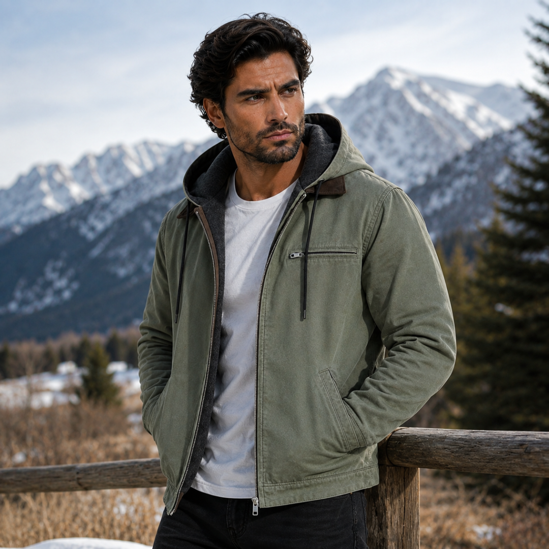 Ernest | Fleece Lined Hooded Jacket