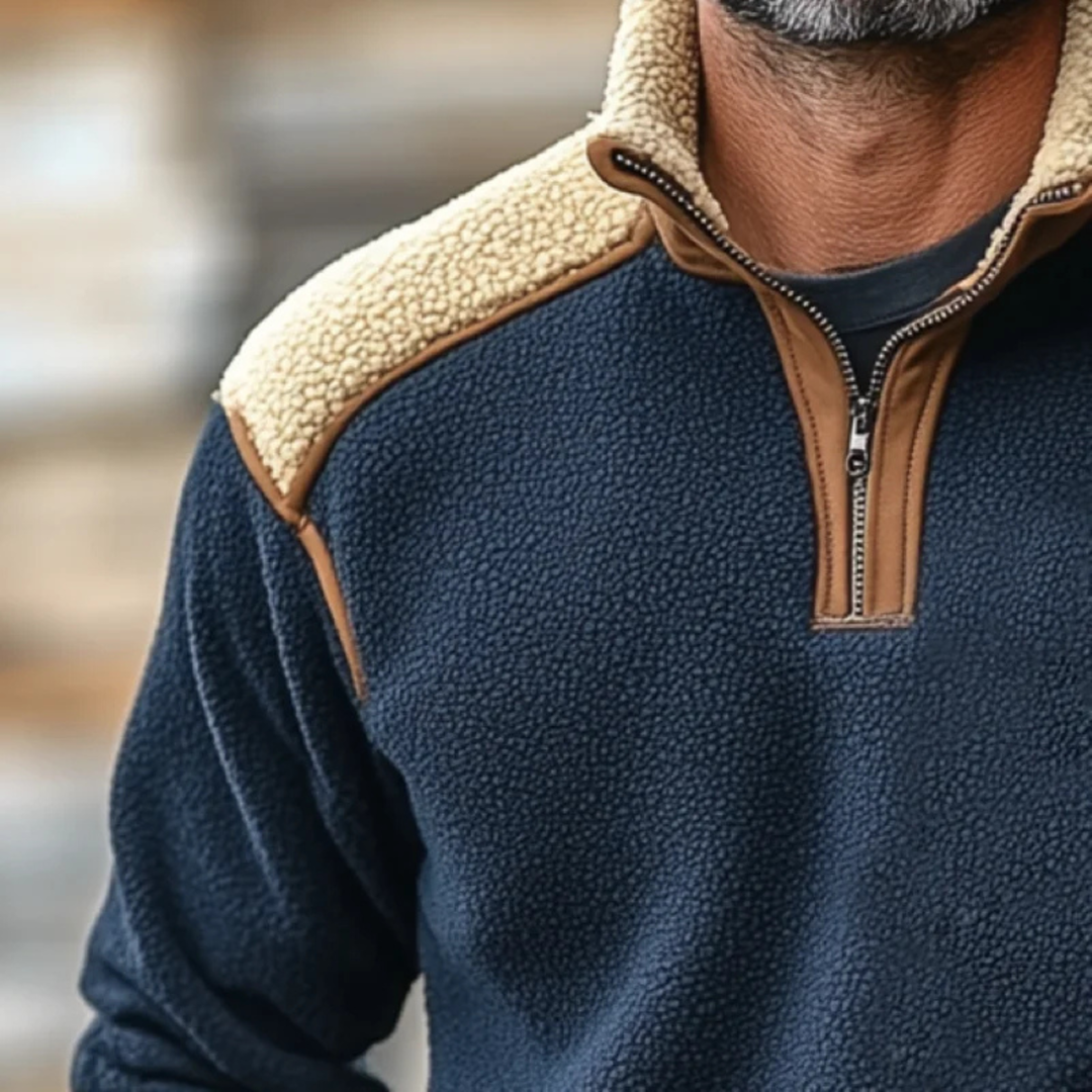 Anaclet | Sherpa Half Zip Fleece