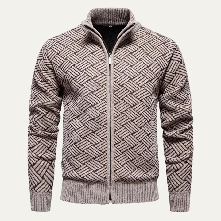 Antoine | Brushed Fleece Zip Cardigan