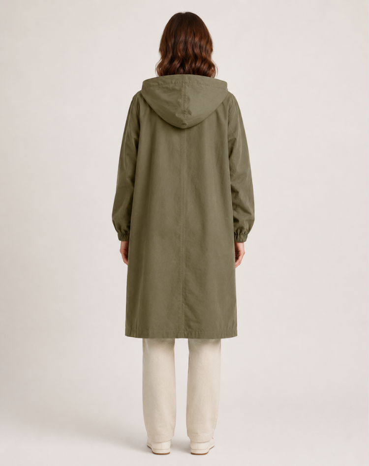 Adelaide | Hooded Water-Resistant Trench