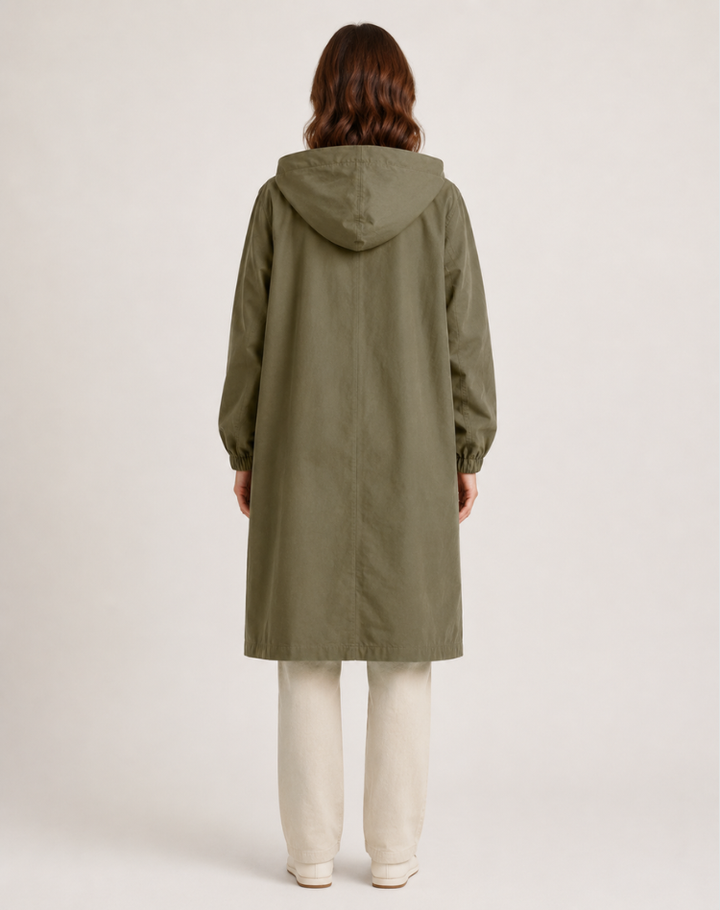 Adelaide | Hooded Water-Resistant Trench