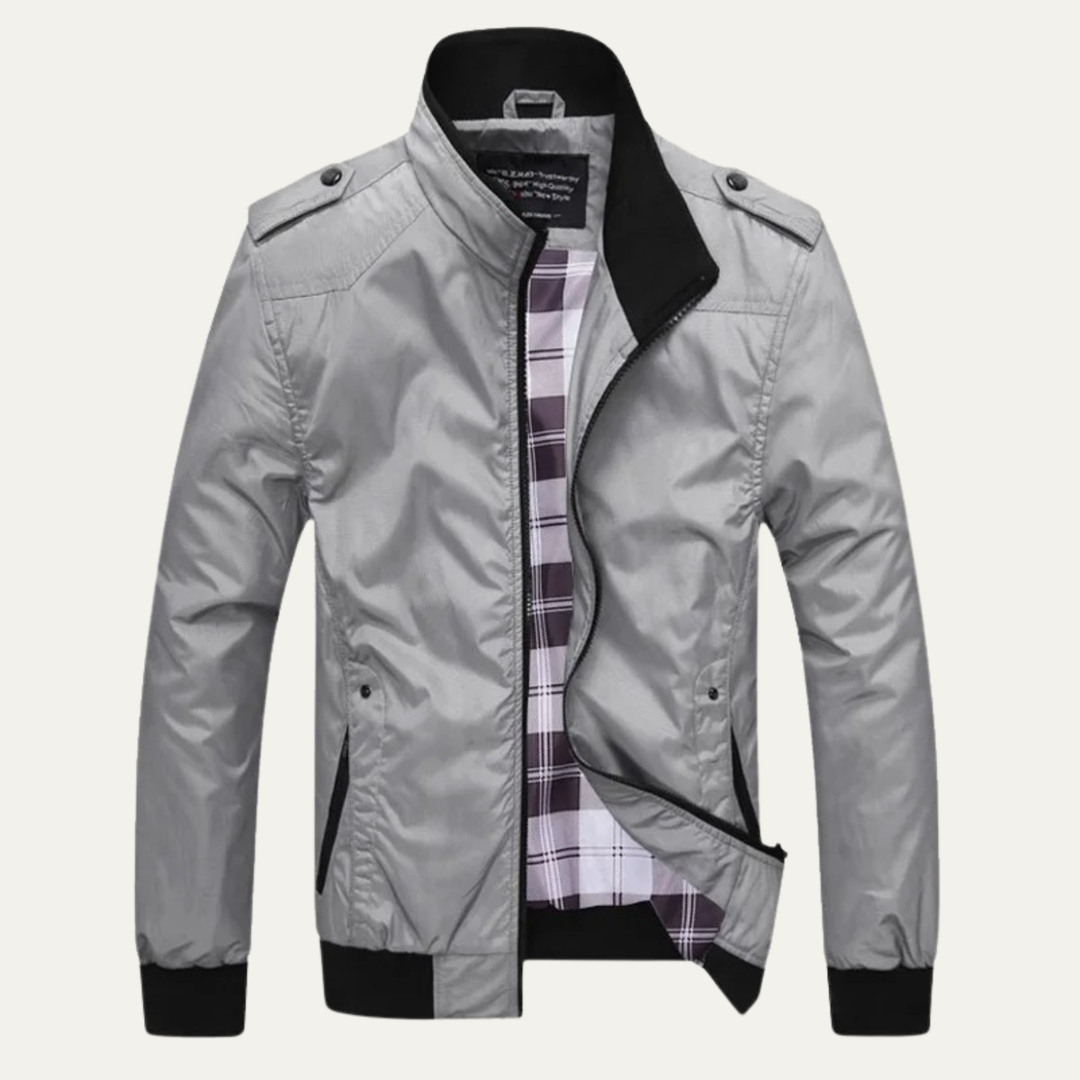 Jules | Stand Collar Bomber Jacket