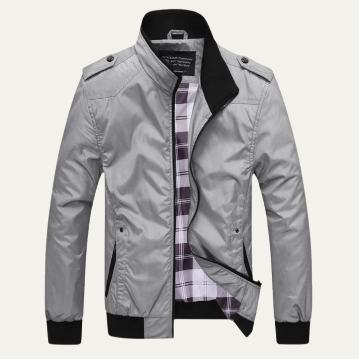 Jules | Stand Collar Bomber Jacket