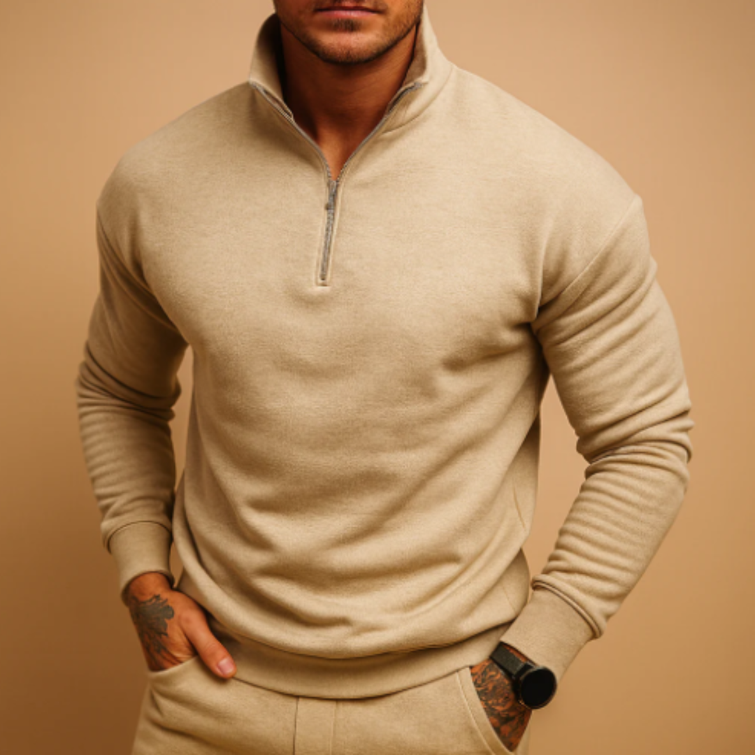 Genereux | Brushed Knit Half Zip