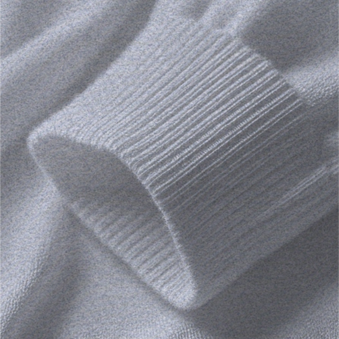 Valère | Cashmere Blend Half Zip Mock Neck