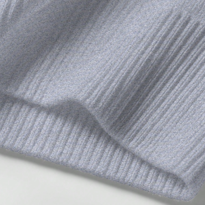 Valère | Cashmere Blend Half Zip Mock Neck