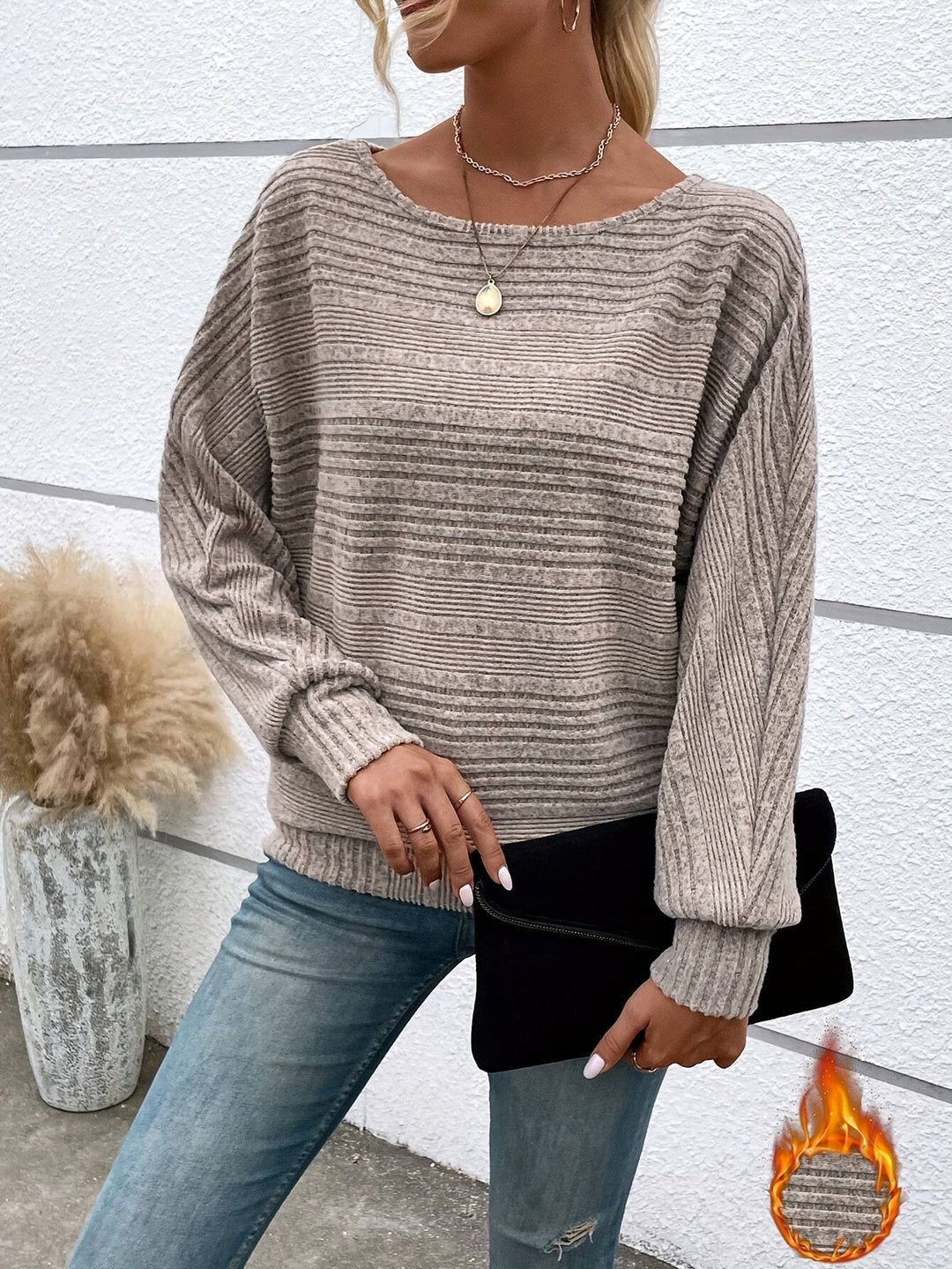 Jane | Fine Knit Crew Neck Tee