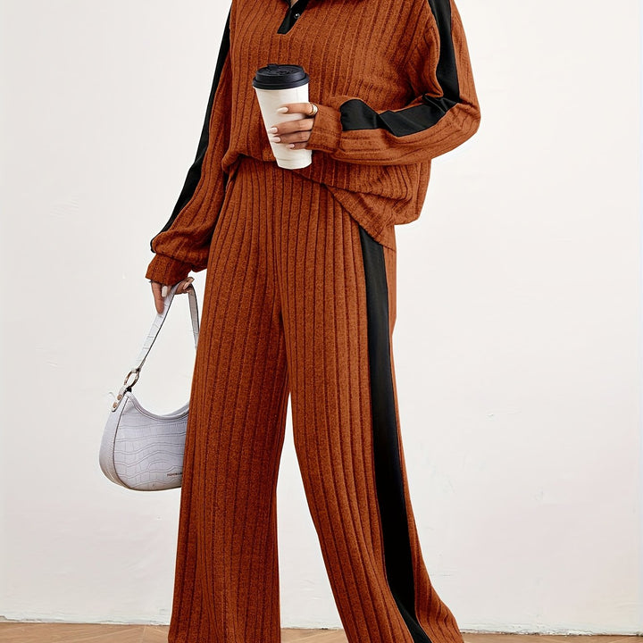 Hermance | Contrast Bound Two Piece Set