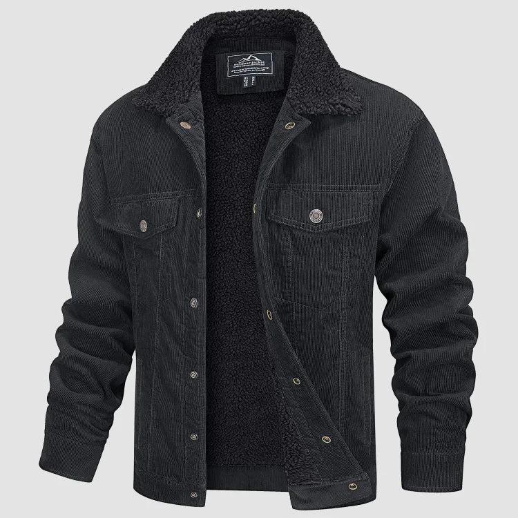 Oscar | Sherpa Lined Corduroy Jacket