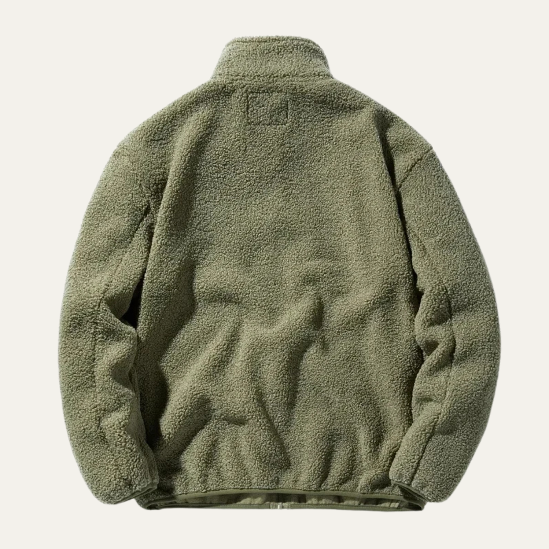 Edgar | Brushed Fleece Full Zip Jacket