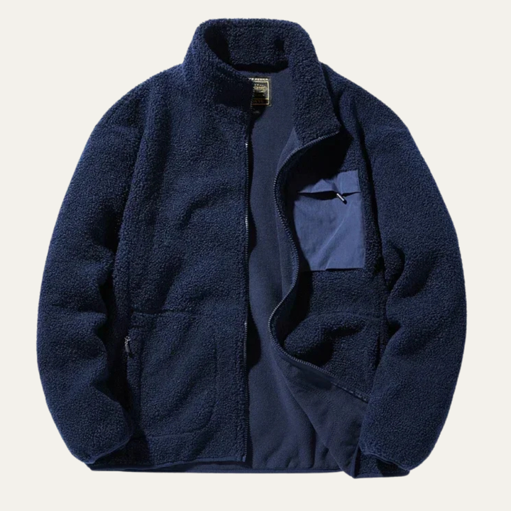 Edgar | Brushed Fleece Full Zip Jacket