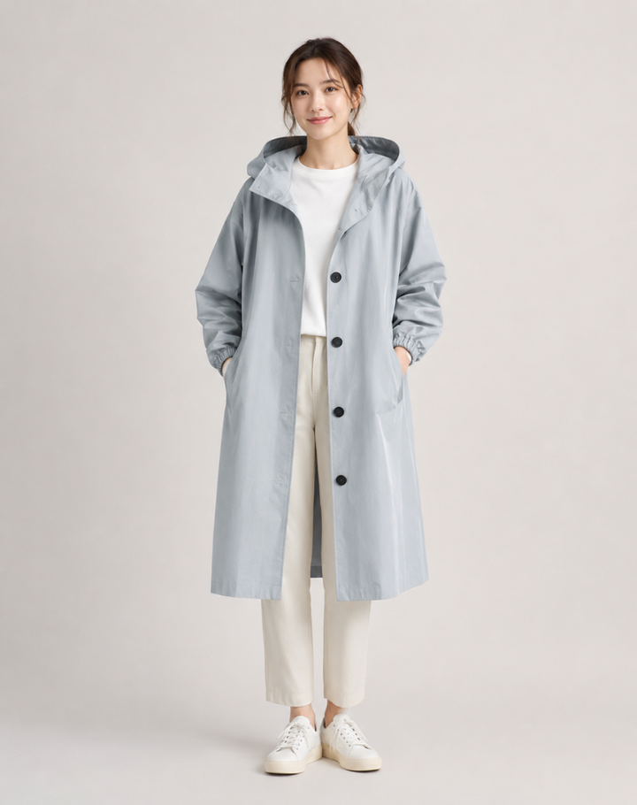 Adelaide | Hooded Water-Resistant Trench