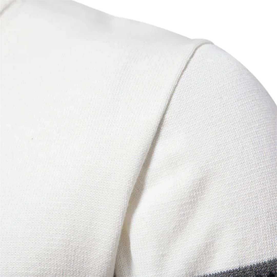 Charles | Fair Isle Quarter Zip Sweater