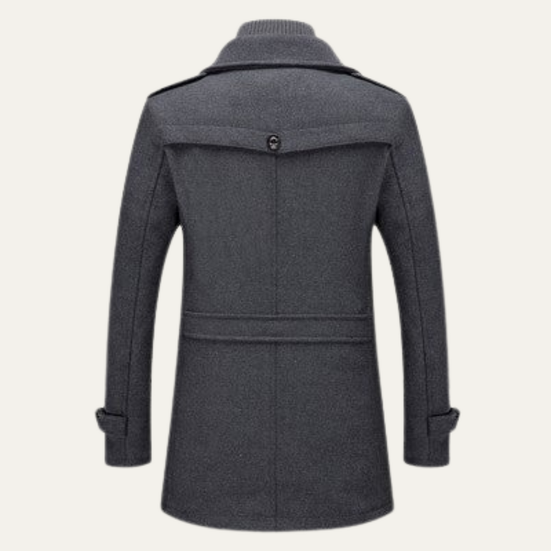 Ubald | Double Layer Wool Blend Coat