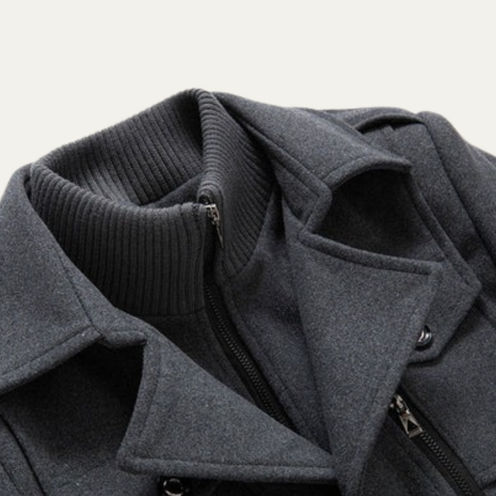 Ubald | Double Layer Wool Blend Coat