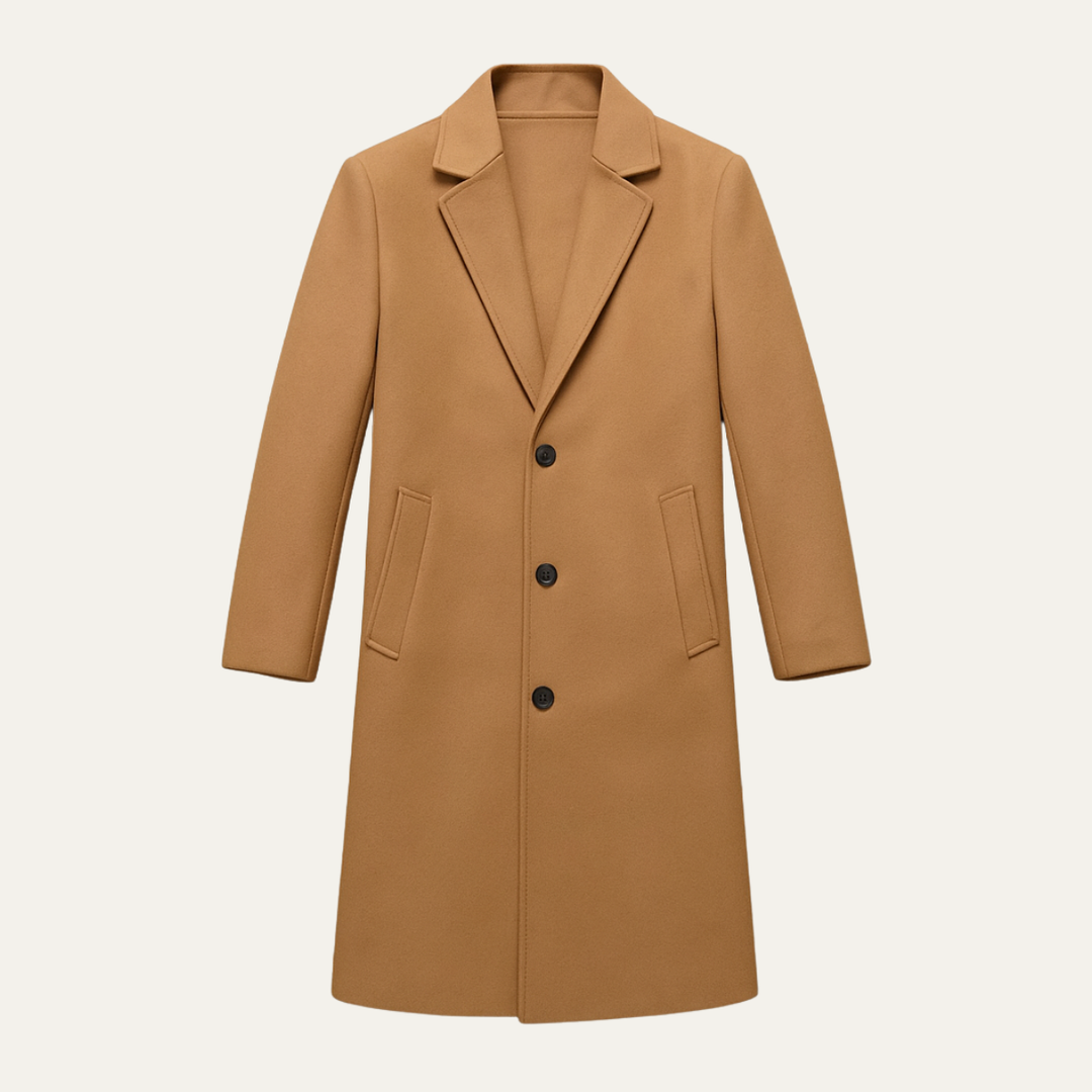 Lucien | Tailored Cotton Overcoat