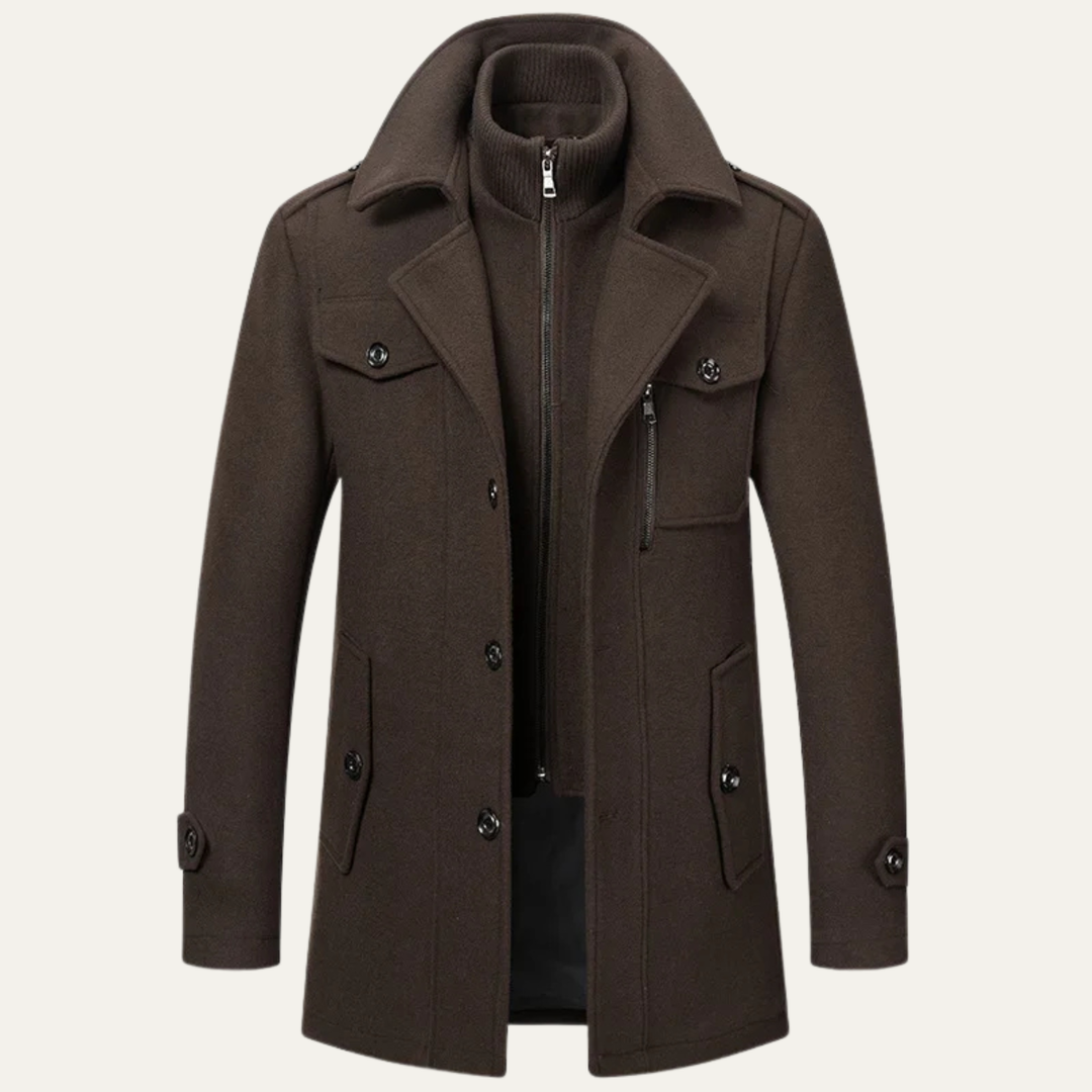 Casimir | Double Collar Wool Trench