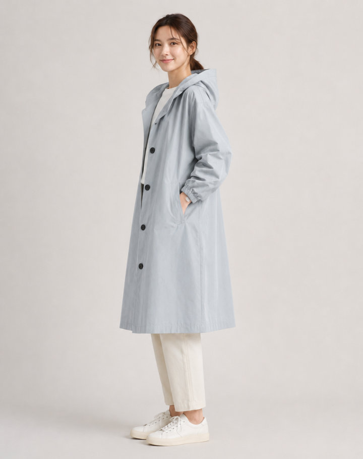 Adelaide | Hooded Water-Resistant Trench
