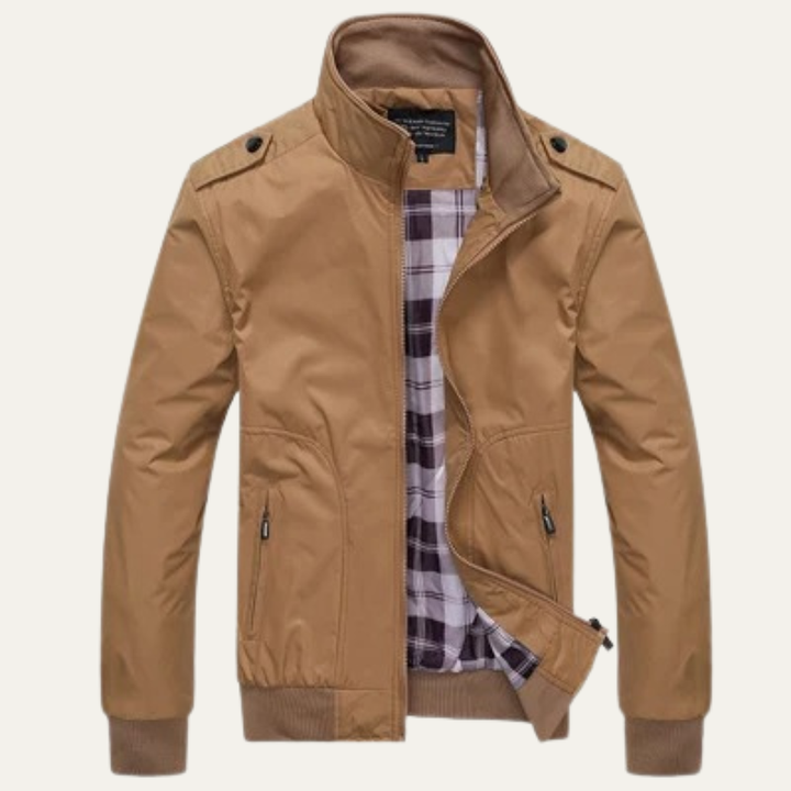 Jules | Stand Collar Bomber Jacket
