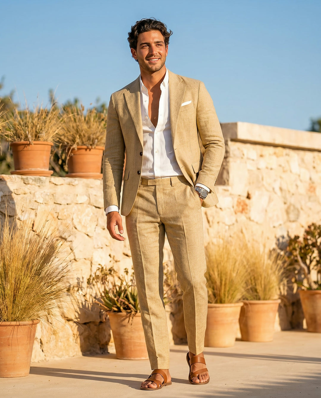 Léonard | Linen Two-Piece Suit