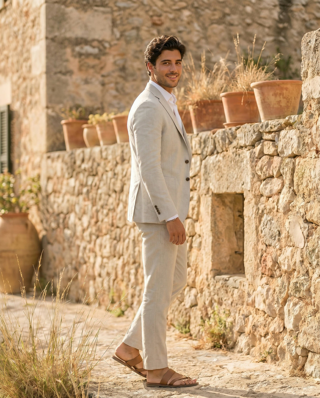 Léonard | Linen Two-Piece Suit