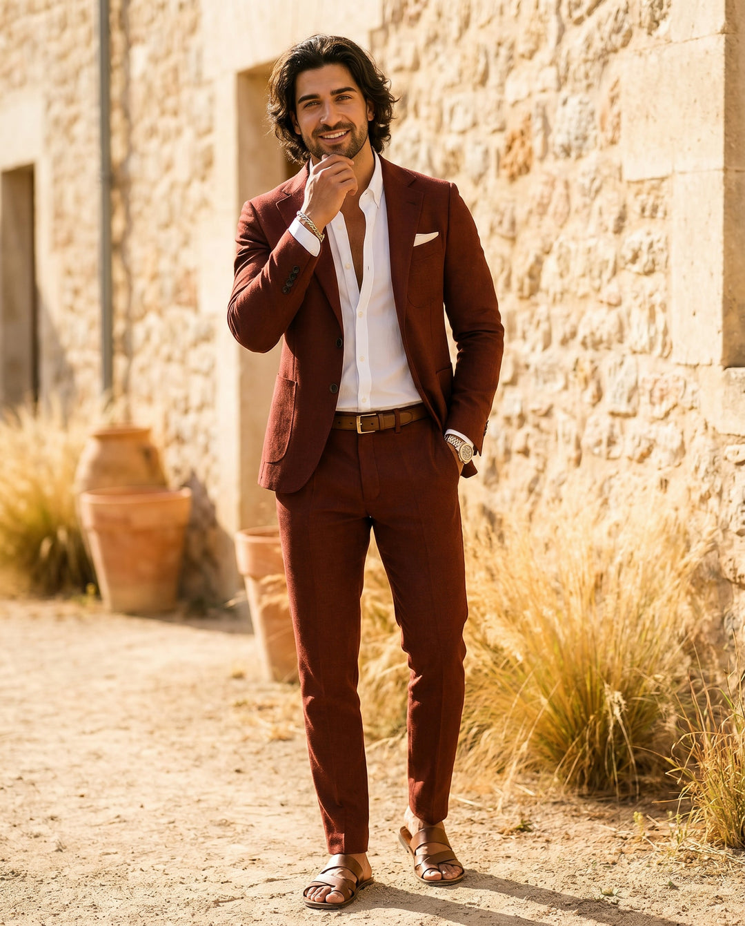 Léonard | Linen Two-Piece Suit
