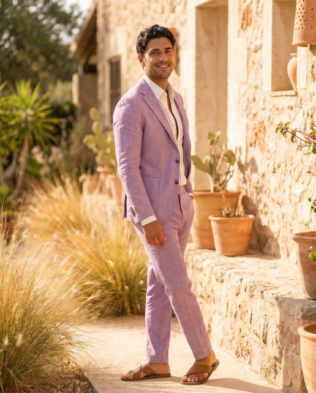 Léonard | Linen Two-Piece Suit