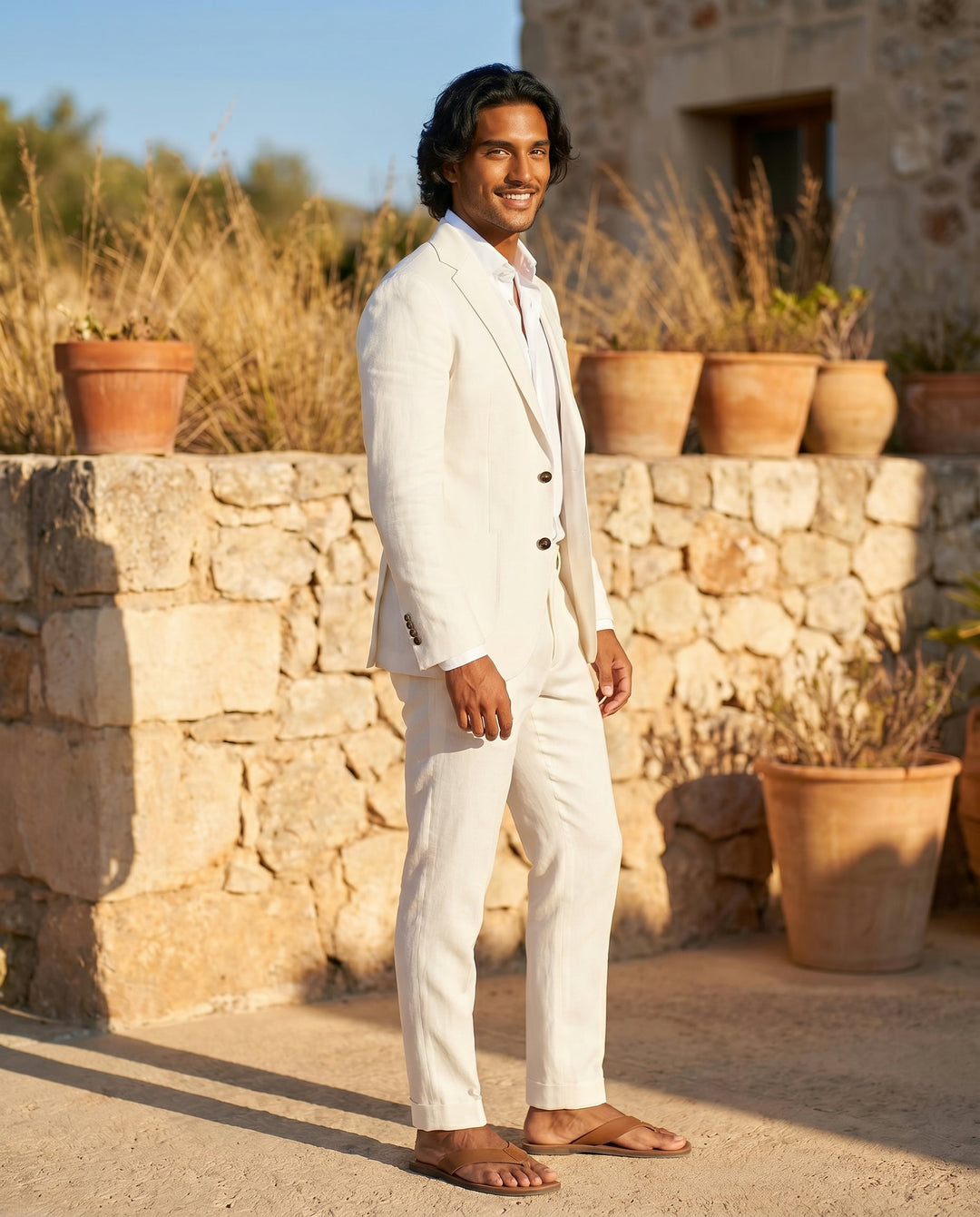 Léonard | Linen Two-Piece Suit