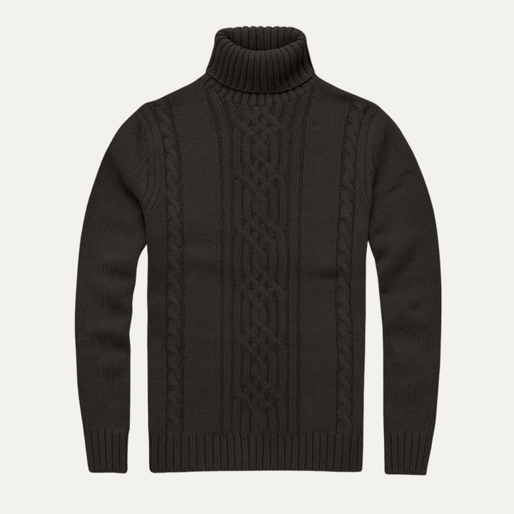 Josue | 100% Merino Cable Turtleneck