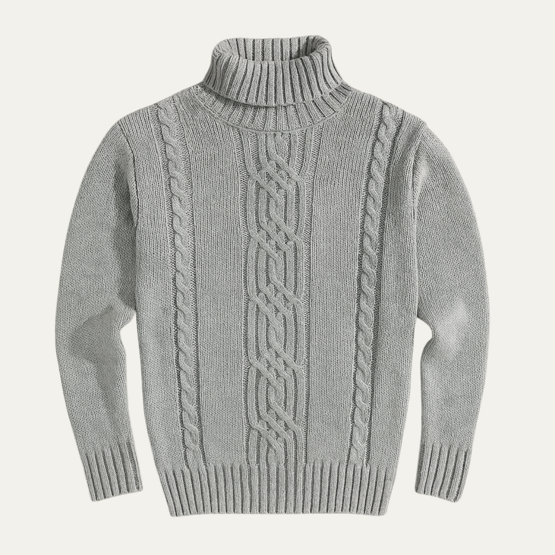 Josue | 100% Merino Cable Turtleneck