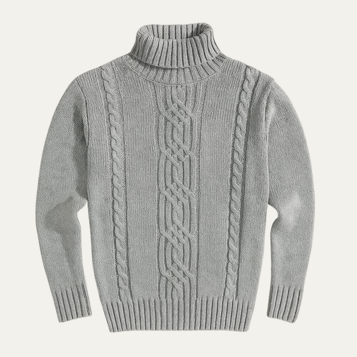 Josue | 100% Merino Cable Turtleneck