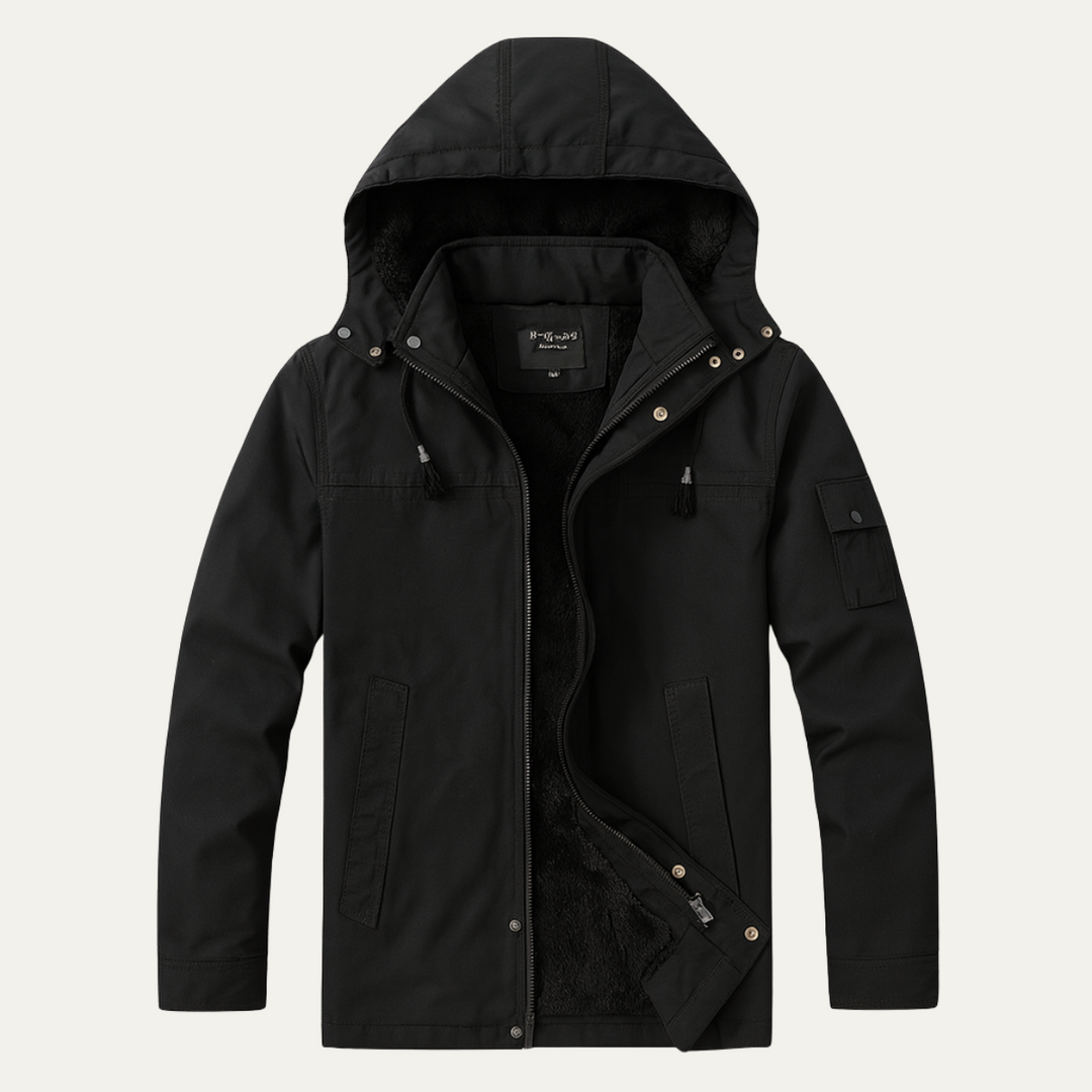 Florent | Quilted Lined Hooded Parka