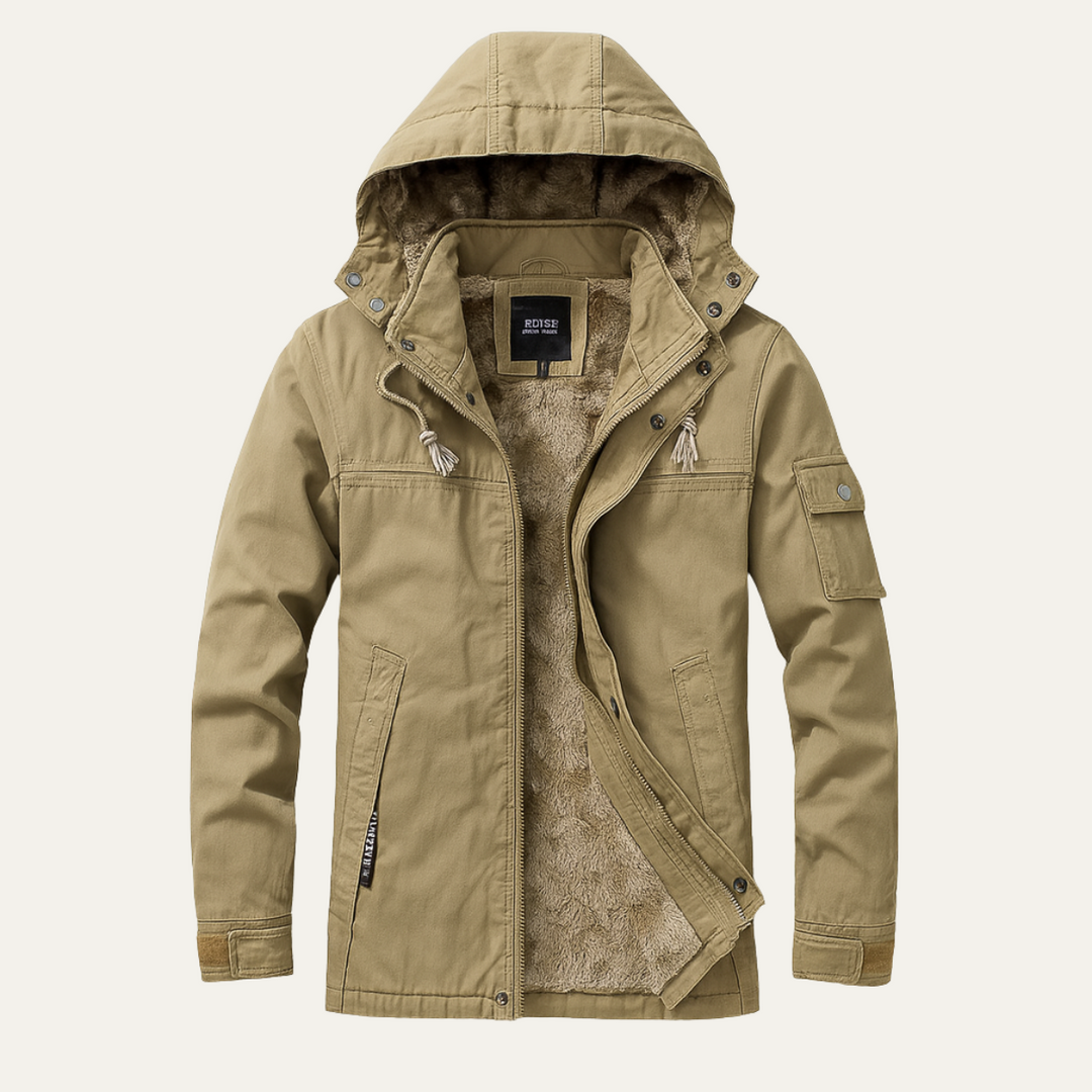 Florent | Quilted Lined Hooded Parka
