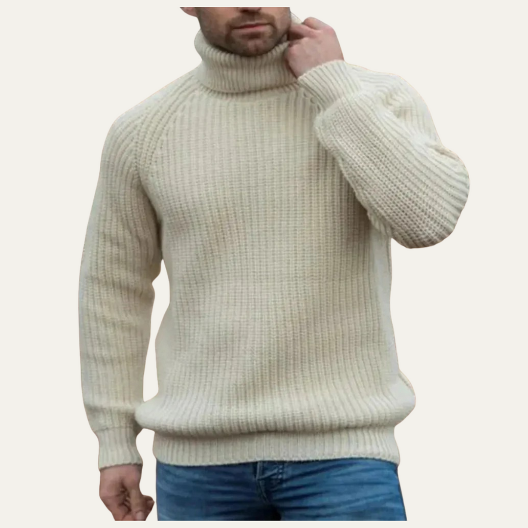Amable | Heavy Ribbed Wool Turtleneck