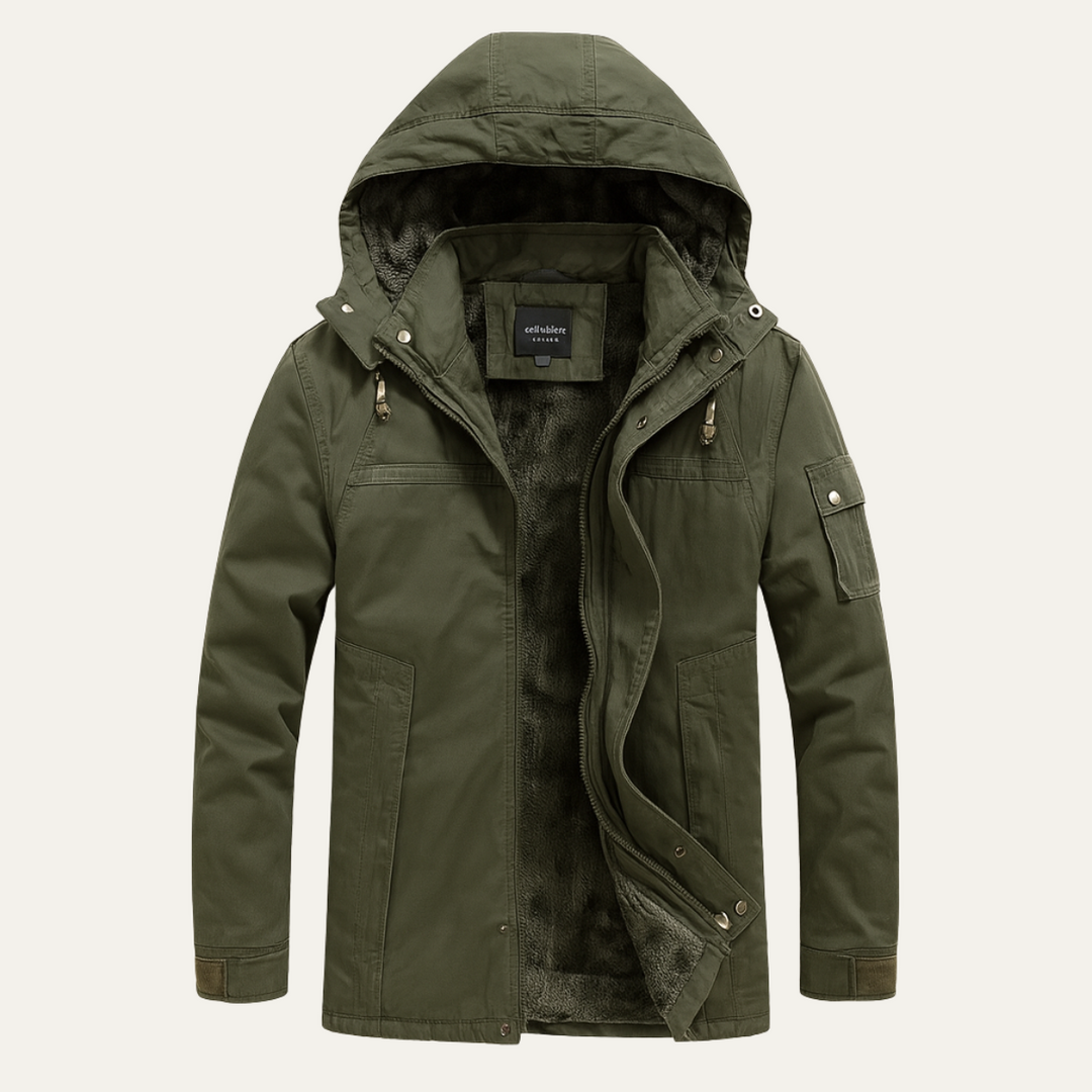 Florent | Quilted Lined Hooded Parka