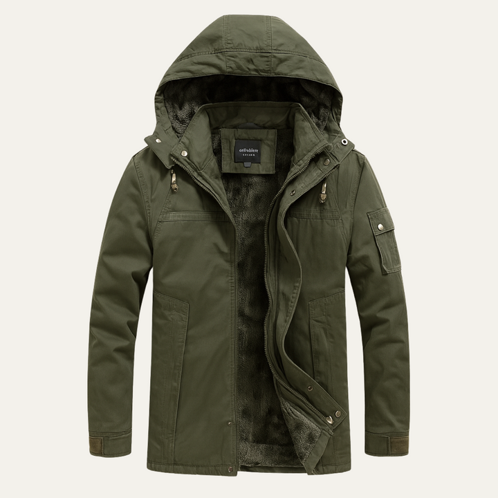 Florent | Quilted Lined Hooded Parka