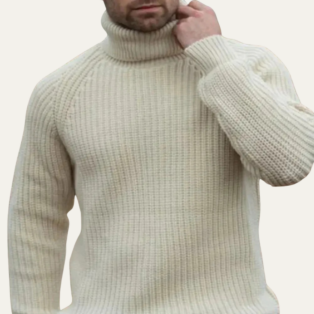 Amable | Heavy Ribbed Wool Turtleneck