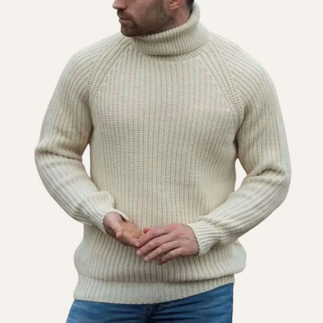 Amable | Heavy Ribbed Wool Turtleneck
