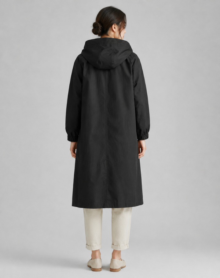 Adelaide | Hooded Water-Resistant Trench