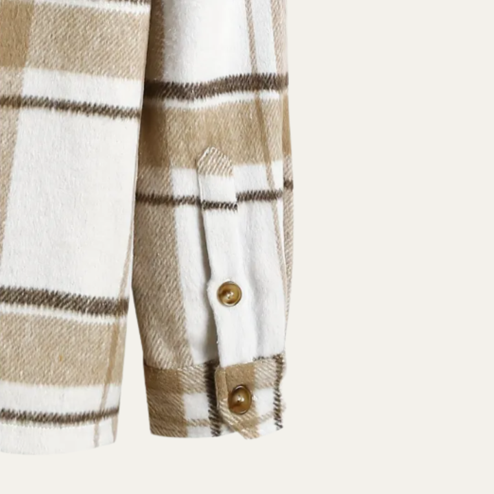 Leandre | Sherpa Backed Plaid Shirt Jacket