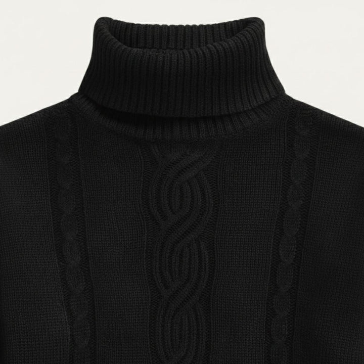 Josue | 100% Merino Cable Turtleneck