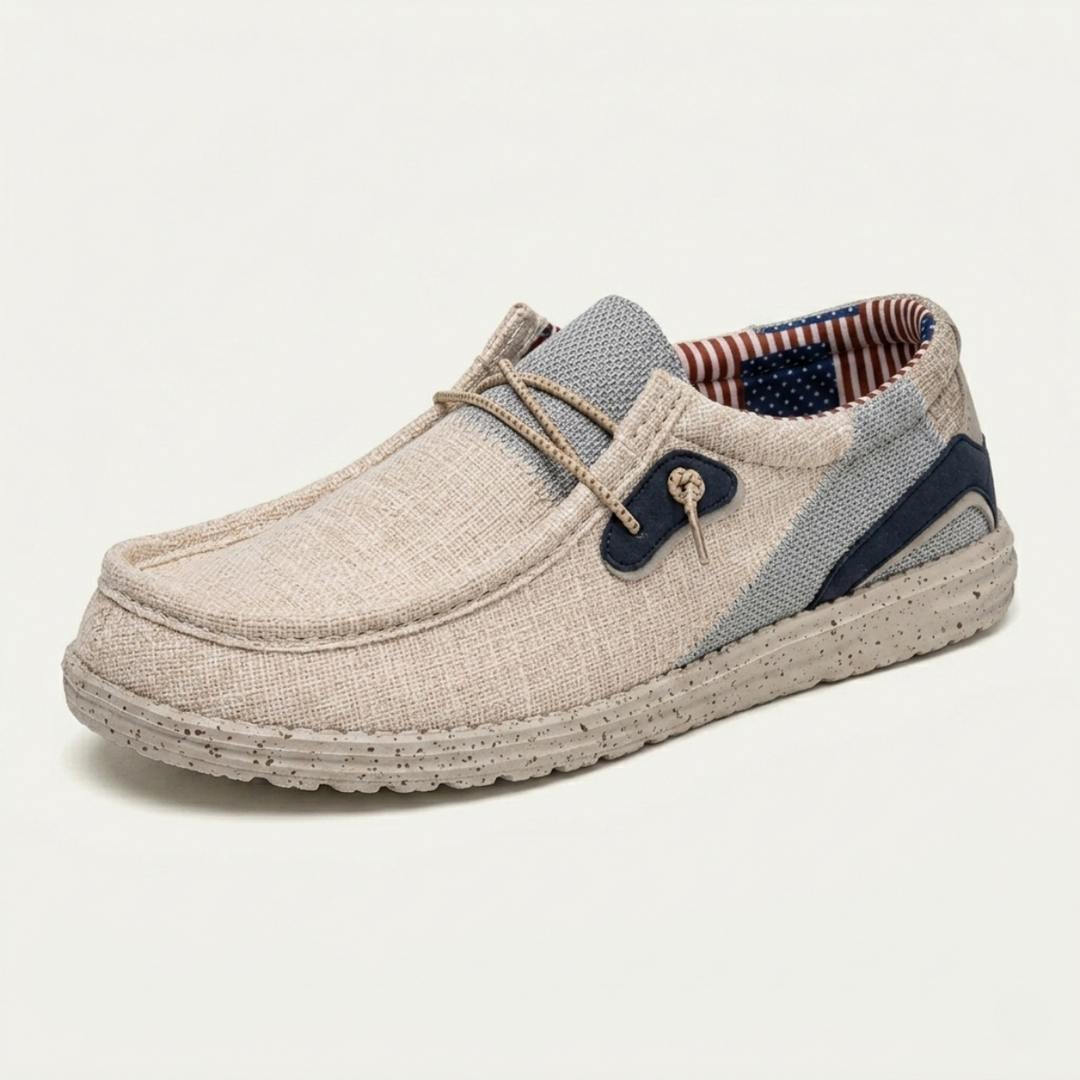 Eugène | Woven Upper Slip-On Loafers