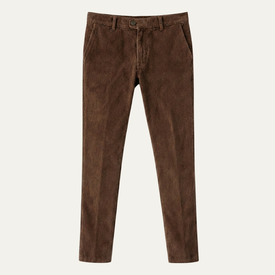 Félix | Thick Corduroy Straight Trousers