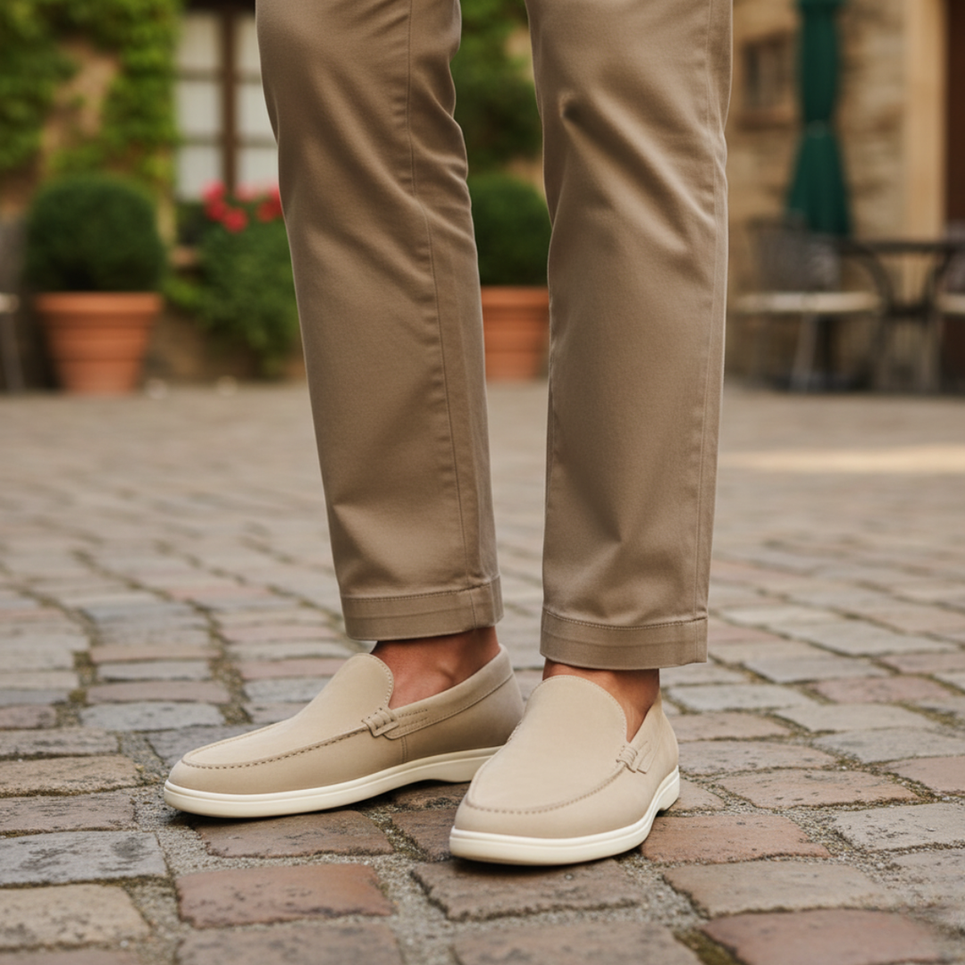 Adrien | Suede-Finished Leather Loafers