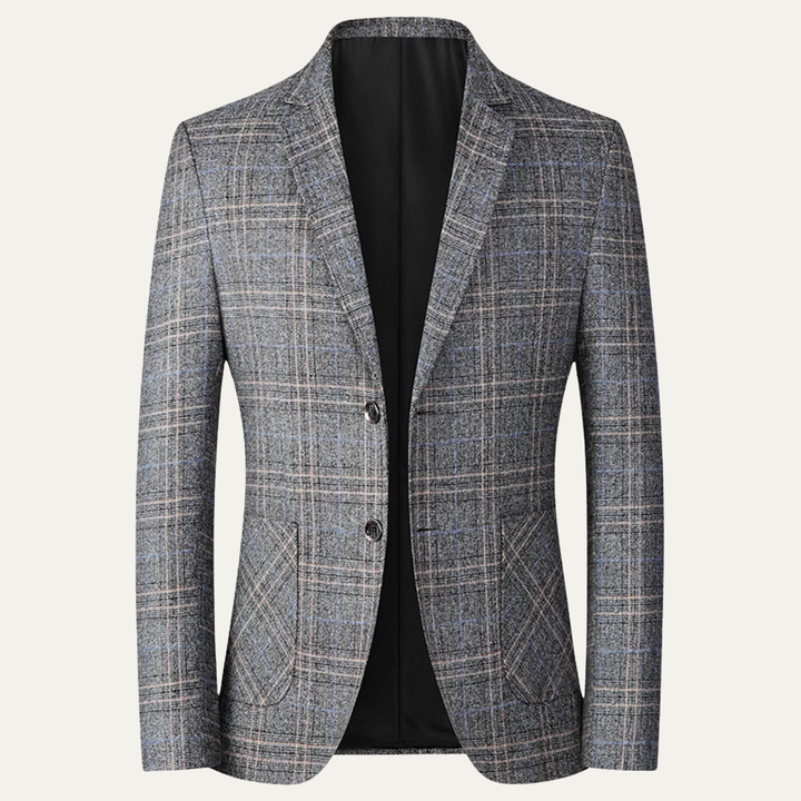 Reginald | Checked Single Breasted Blazer