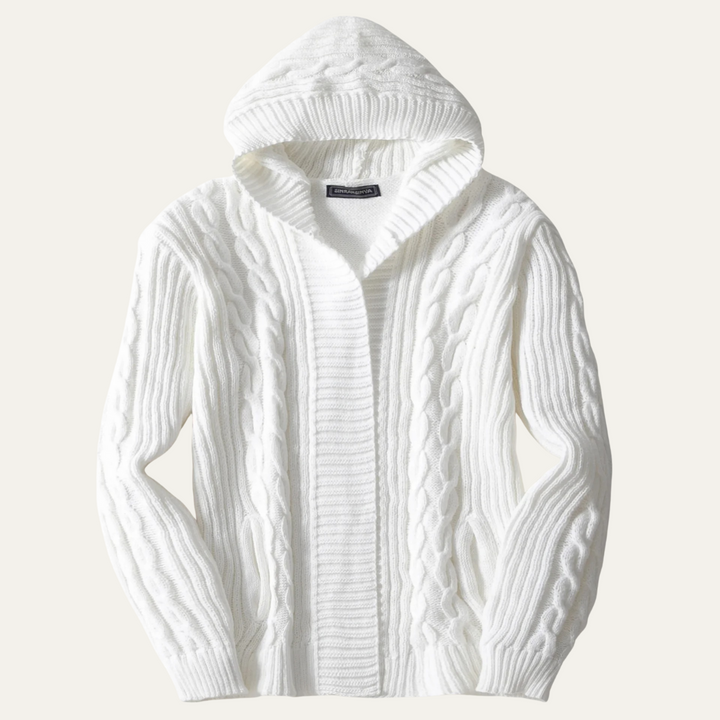 Godfroy | Chunky Cable Hooded Cardigan