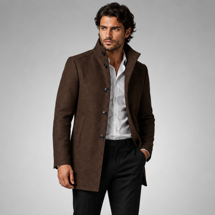 Wilfrid | Quilted Stand Collar Coat