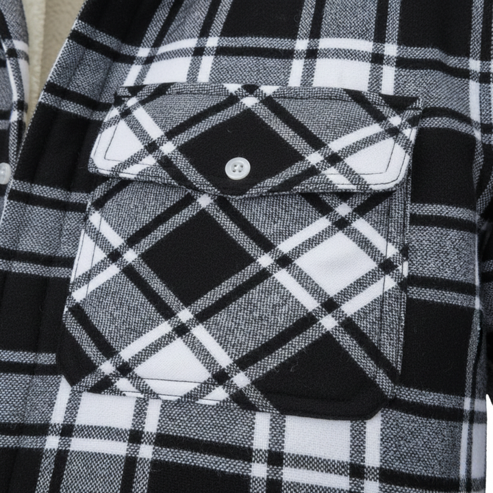 Lambert | Fleece Lined Plaid Work Jacket