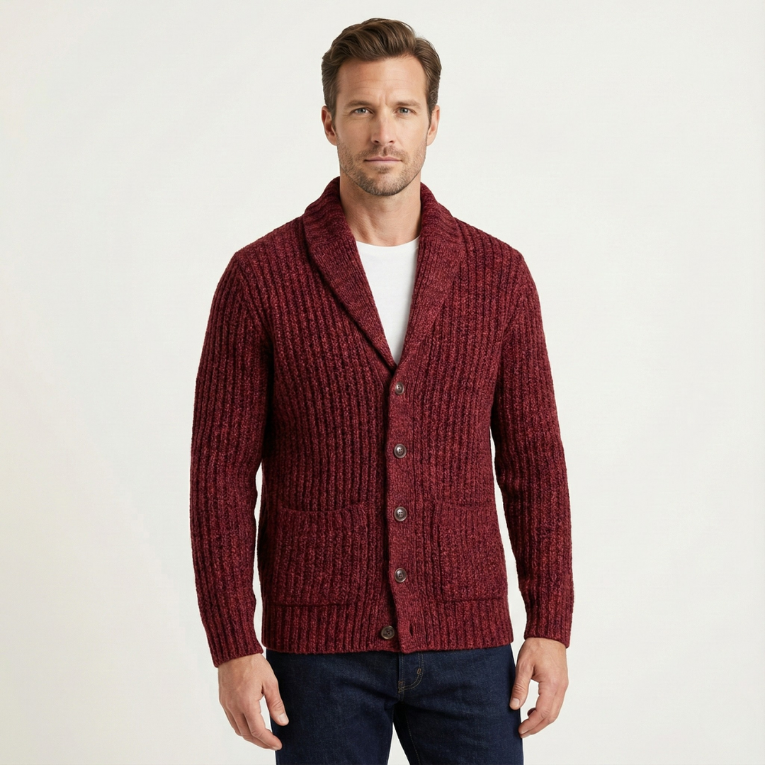 Augustin | Heavy Shawl Collar Cardigan